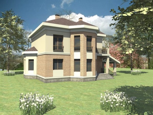 1. Проект дома C-088 Екстерьер Проект дома C-088 - фото 1