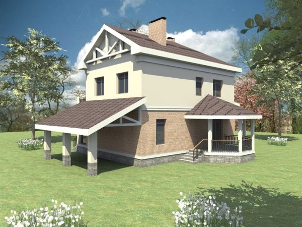 4. Проект дома C-088 Екстерьер Проект дома C-088 - фото 4