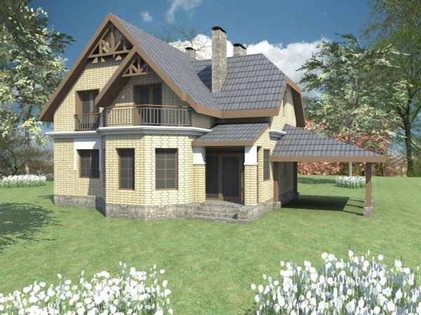 5. Проект дома C-098 Екстерьер Проект дома C-098 - фото 5