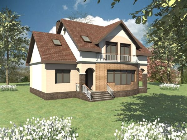 2. Проект дома C-101 Екстерьер Проект дома C-101 - фото 2