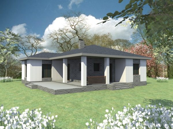 4. Проект дома C-102 Екстерьер Проект дома C-102 - фото 4