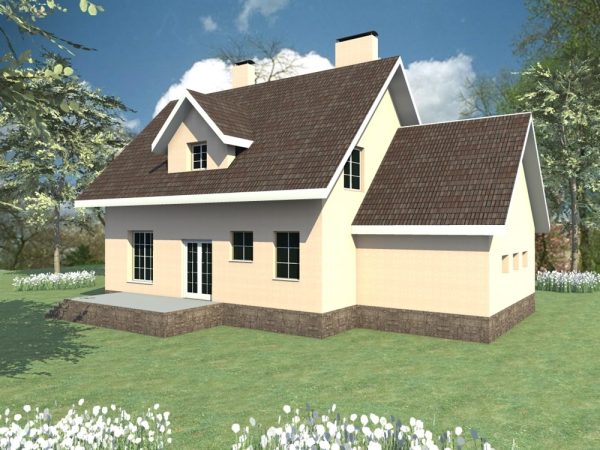 4. Проект дома C-106 Екстерьер Проект дома C-106 - фото 4