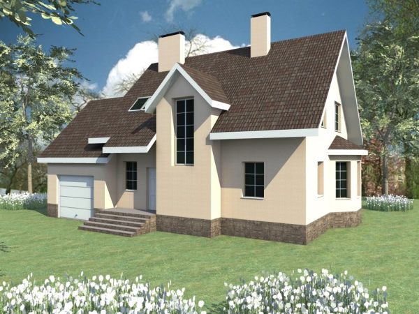 6. Проект дома C-106 Екстерьер Проект дома C-106 - фото 6