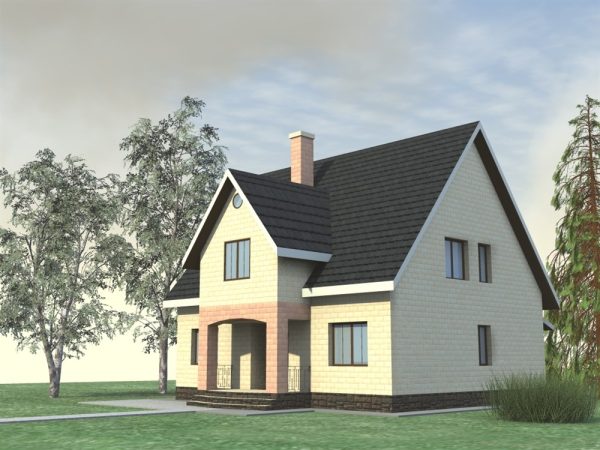 8. Проект дома C-117 Екстерьер Проект дома C-117 - фото 8