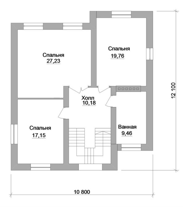 2. Проект дома C-131 Екстерьер Проект дома C-131 - фото 2