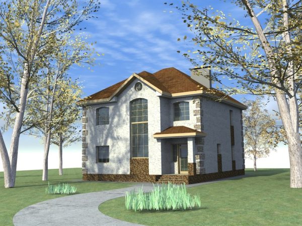 3. Проект дома C-131 Екстерьер Проект дома C-131 - фото 3