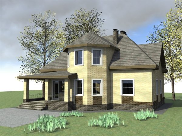 5. Проект дома C-133 Екстерьер Проект дома C-133 - фото 5