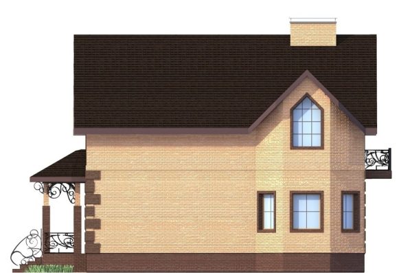 3. Проект дома C-171 Екстерьер Проект дома C-171 - фото 3