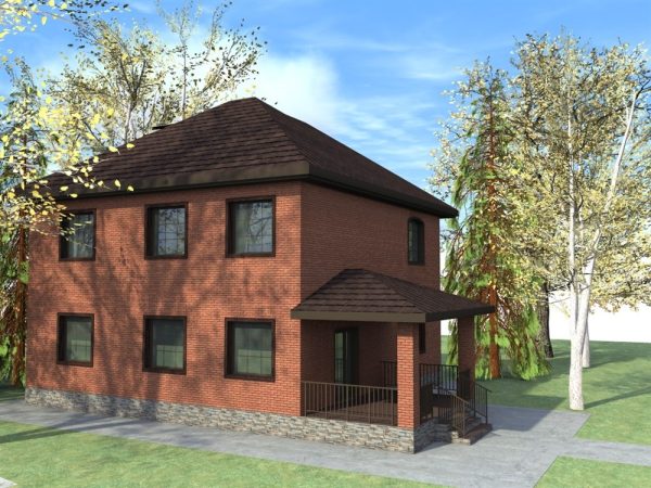 4. Проект дома C-202 Екстерьер Проект дома C-202 - фото 4