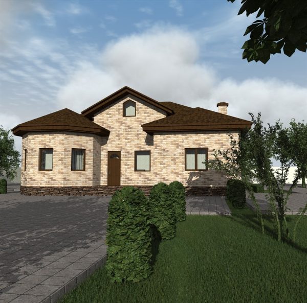 4. Проект дома C-210 Екстерьер Проект дома C-210 - фото 4