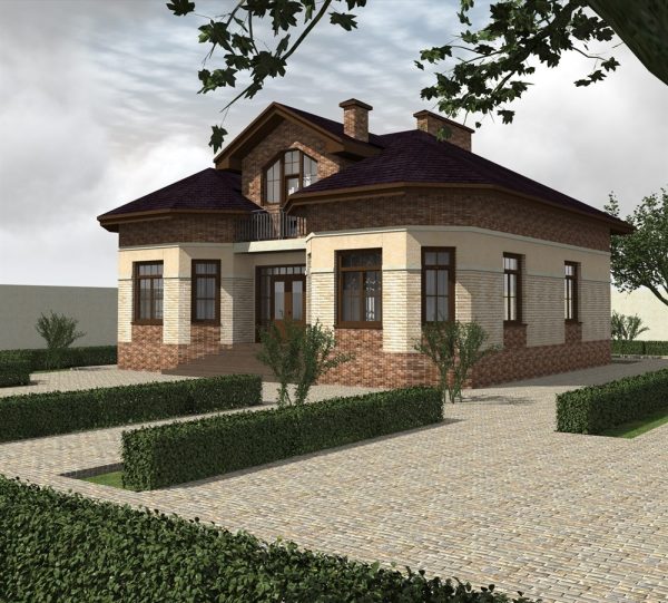 17. Проект дома C-215 Екстерьер Проект дома C-215 - фото 17