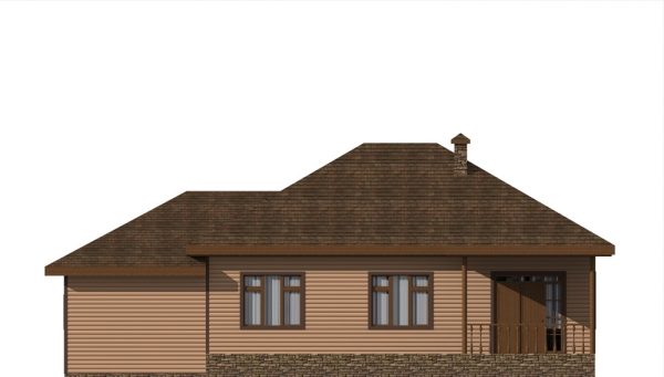 4. Проект дома C-216 Екстерьер Проект дома C-216 - фото 4