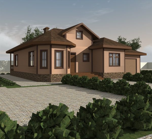 6. Проект дома C-216 Екстерьер Проект дома C-216 - фото 6