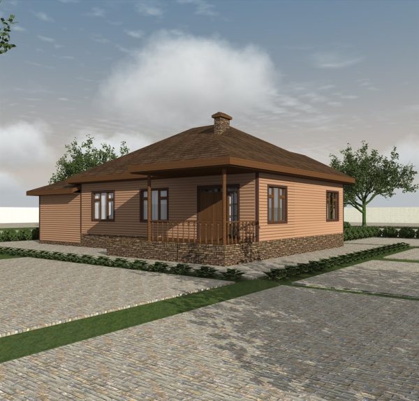 12. Проект дома C-216 Екстерьер Проект дома C-216 - фото 12