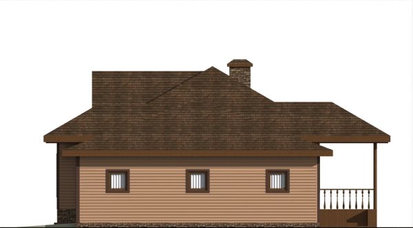 15. Проект дома C-216 Екстерьер Проект дома C-216 - фото 15