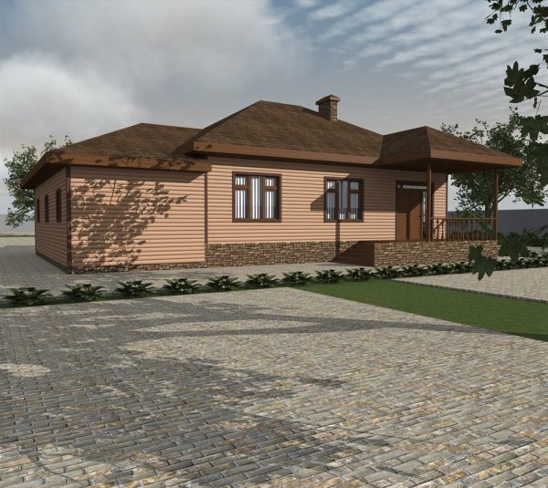 16. Проект дома C-216 Екстерьер Проект дома C-216 - фото 16