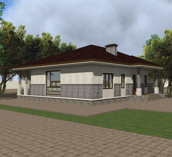 7. Проект дома C-219 Екстерьер Проект дома C-219 - фото 7