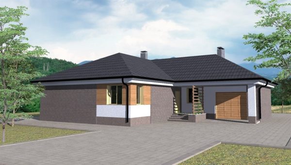 5. Проект дома C-220 Екстерьер Проект дома C-220 - фото 5