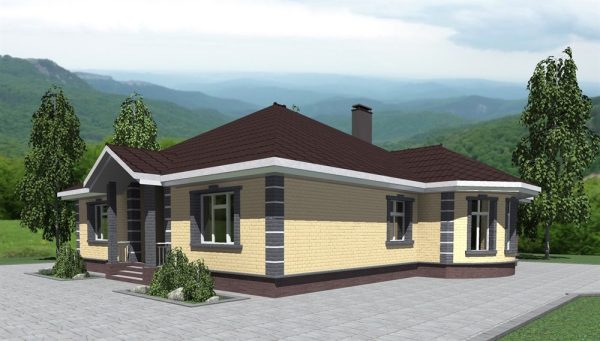 15. Проект дома C-221 Екстерьер Проект дома C-221 - фото 15