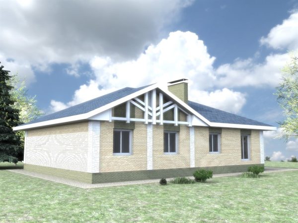 1. Проект дома C-223 Екстерьер Проект дома C-223 - фото 1