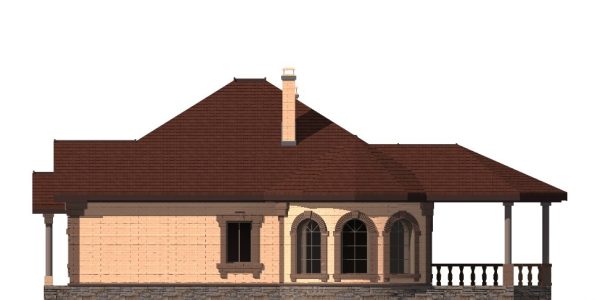 1. Проект дома C-224 Екстерьер Проект дома C-224 - фото 1