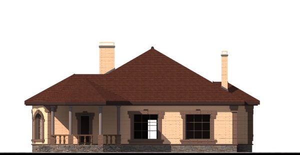 18. Проект дома C-224 Екстерьер Проект дома C-224 - фото 18