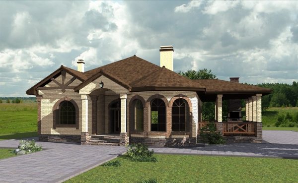 1. Проект дома C-225 Екстерьер Проект дома C-225 - фото 1