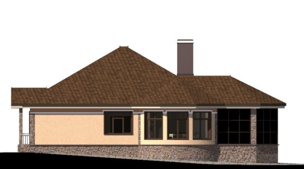 8. Проект дома C-229 Екстерьер Проект дома C-229 - фото 8