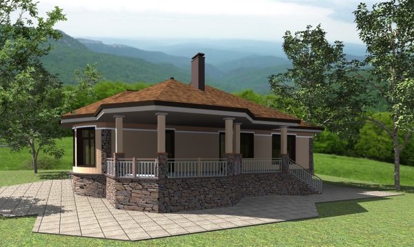 15. Проект дома C-229 Екстерьер Проект дома C-229 - фото 15