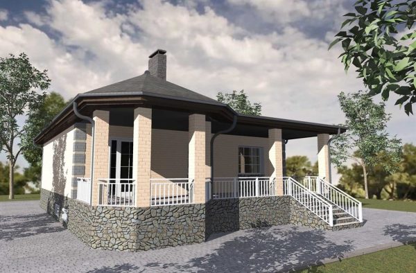 4. Проект дома C-230 Екстерьер Проект дома C-230 - фото 4