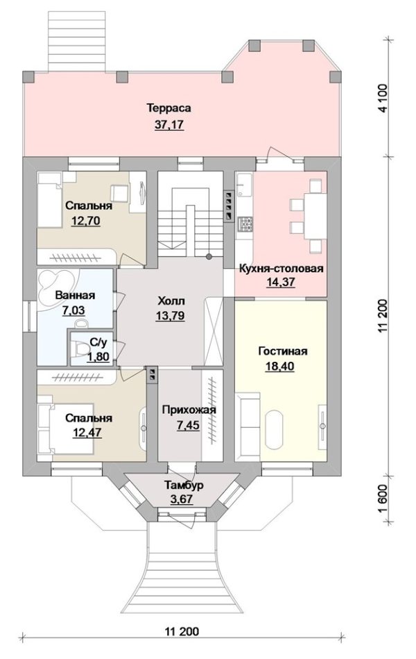 8. Проект дома C-230 Екстерьер Проект дома C-230 - фото 8