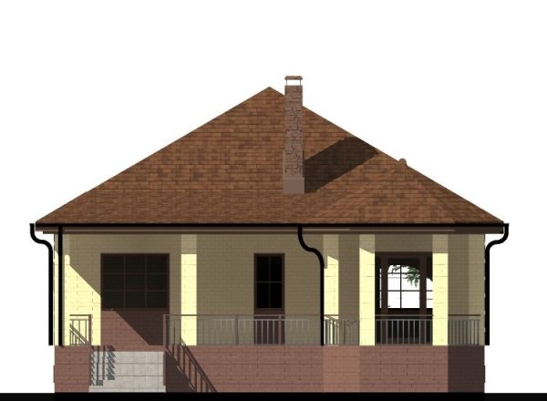 8. Проект дома C-231 Екстерьер Проект дома C-231 - фото 8