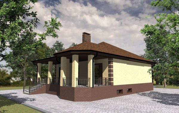 15. Проект дома C-231 Екстерьер Проект дома C-231 - фото 15