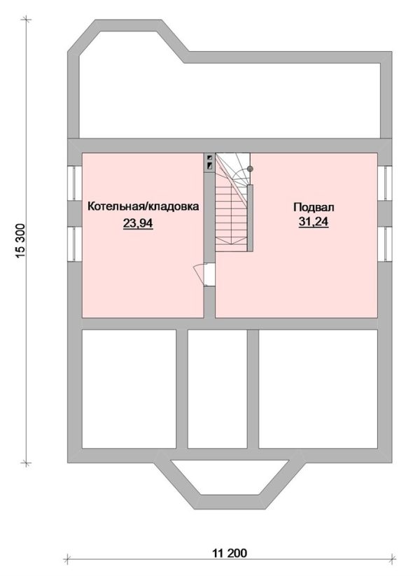 21. Проект дома C-231 Екстерьер Проект дома C-231 - фото 21