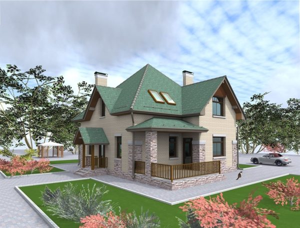 2. Проект дома C-235 Екстерьер Проект дома C-235 - фото 2