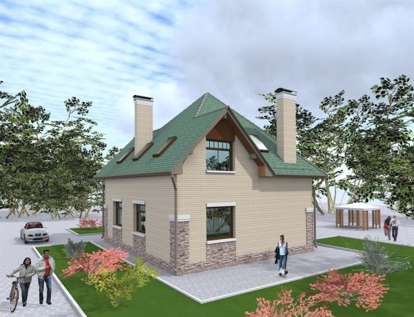 6. Проект дома C-235 Екстерьер Проект дома C-235 - фото 6