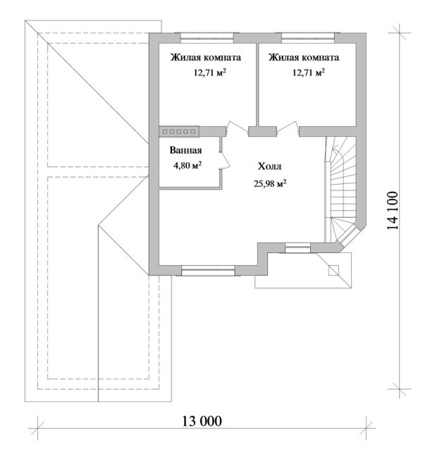 20. Проект дома C-240 Екстерьер Проект дома C-240 - фото 20