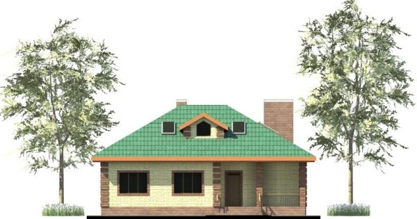 12. Проект дома C-241 Екстерьер Проект дома C-241 - фото 12