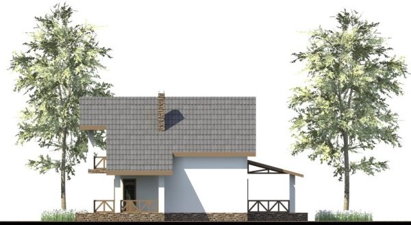 5. Проект дома C-242 Екстерьер Проект дома C-242 - фото 5