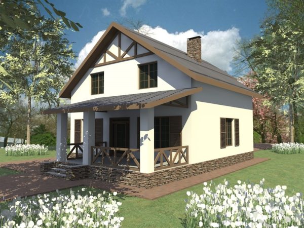 9. Проект дома C-242 Екстерьер Проект дома C-242 - фото 9