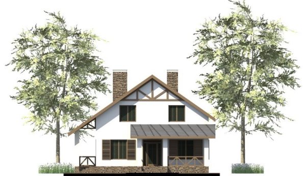 22. Проект дома C-242 Екстерьер Проект дома C-242 - фото 22