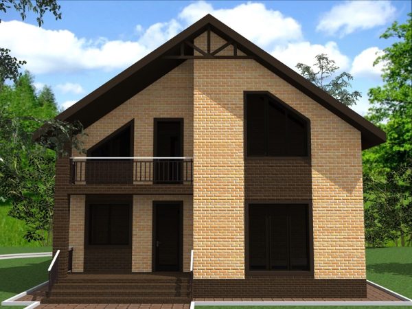 4. Проект дома C-250 Екстерьер Проект дома C-250 - фото 4