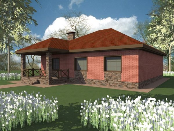 15. Проект дома C-252 Екстерьер Проект дома C-252 - фото 15