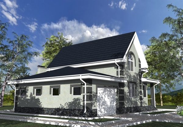 2. Проект дома C-253 Екстерьер Проект дома C-253 - фото 2