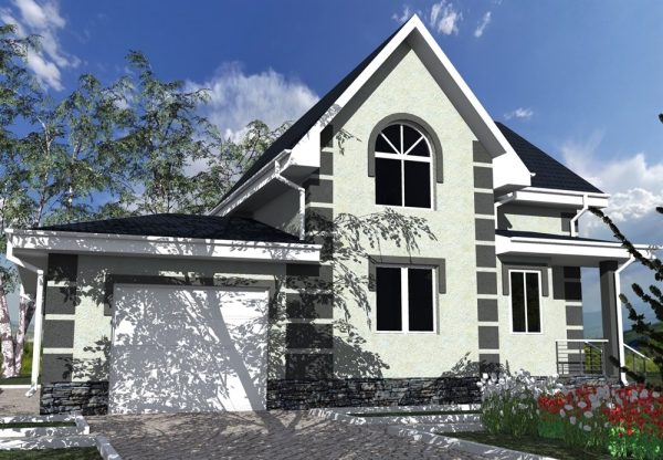 14. Проект дома C-253 Екстерьер Проект дома C-253 - фото 14