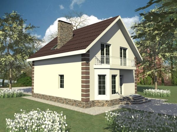 3. Проект дома C-254 Екстерьер Проект дома C-254 - фото 3