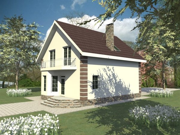 8. Проект дома C-254 Екстерьер Проект дома C-254 - фото 8