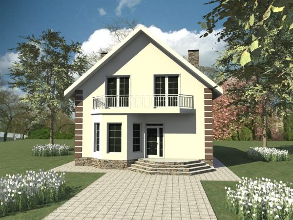 9. Проект дома C-254 Екстерьер Проект дома C-254 - фото 9