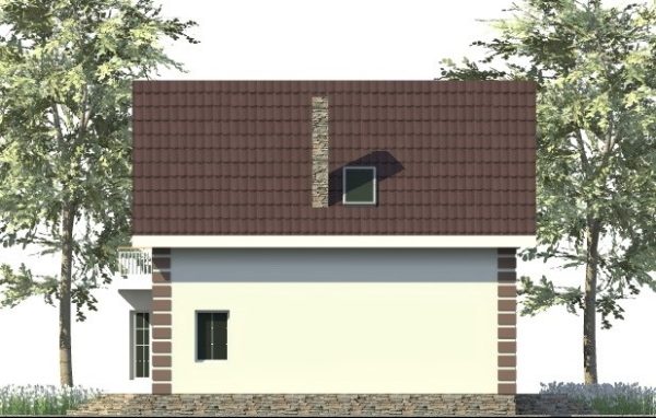 14. Проект дома C-254 Екстерьер Проект дома C-254 - фото 14