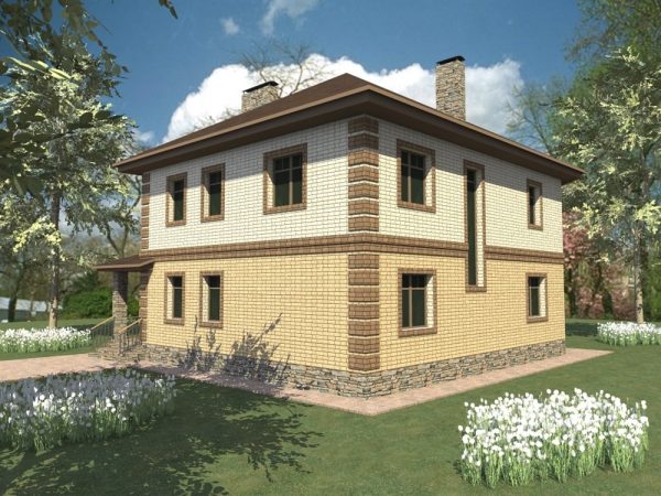 5. Проект дома C-256 Екстерьер Проект дома C-256 - фото 5
